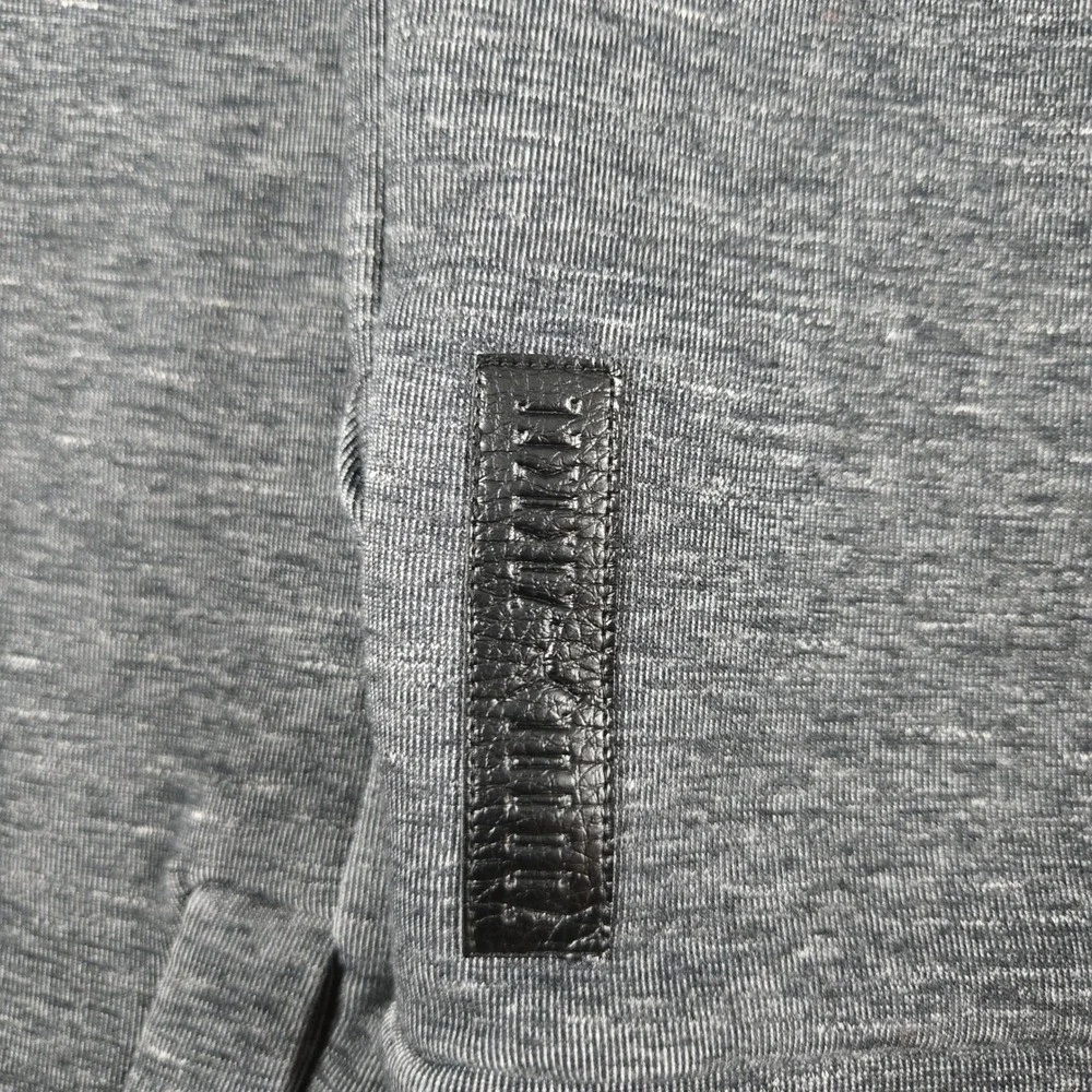 Jordan Mens Grey Heather Full Zip Athletic Hoodie Medium 632072-032